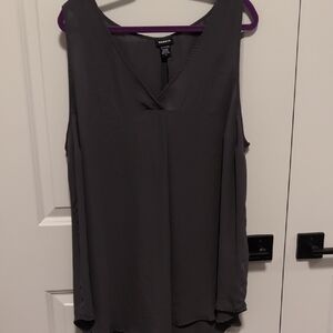 Torrid Gray Sleeveless Top